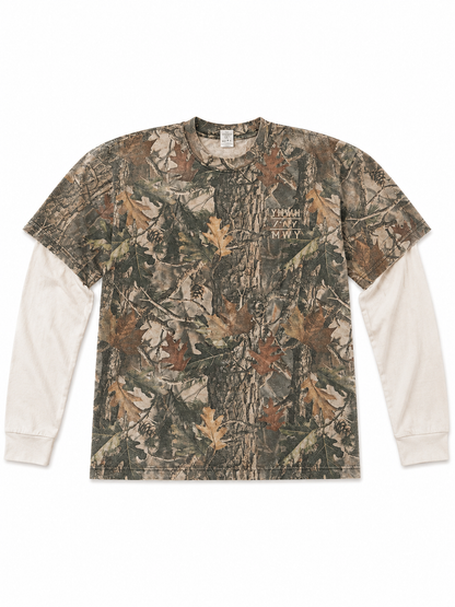 Vintage Camo Layered Tee