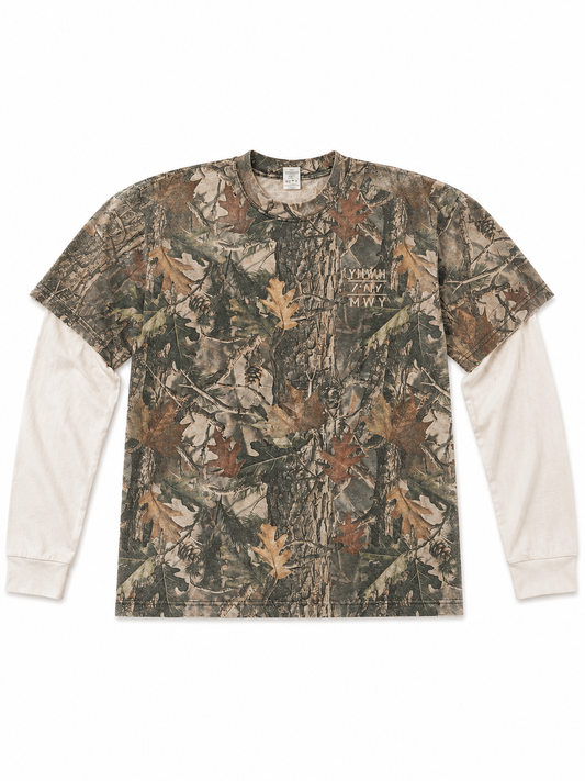 Vintage Camo Layered Tee