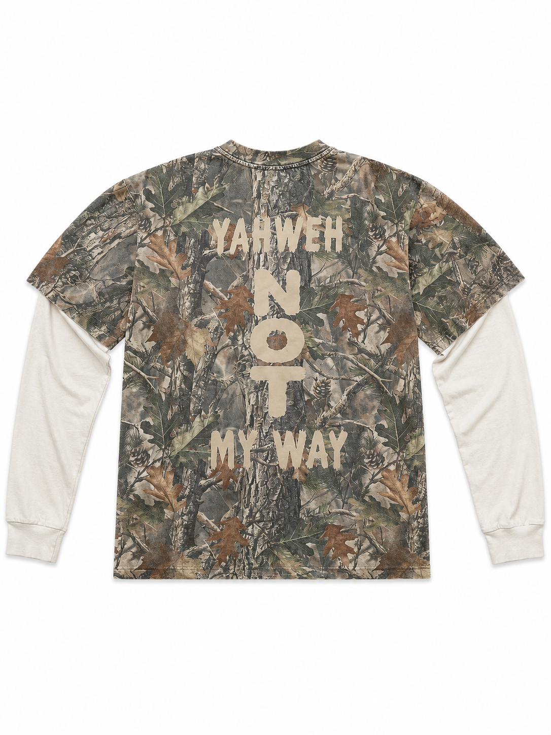 Vintage Camo Layered Tee